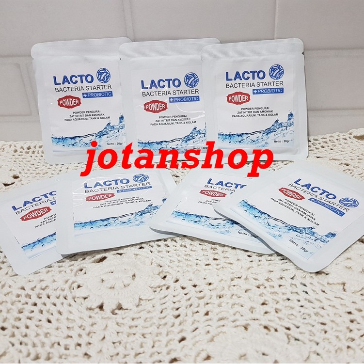 LACTO Bacteria Starter Probiotic bakteri stater Tabur bubuk Powder aquarium kolam ikan