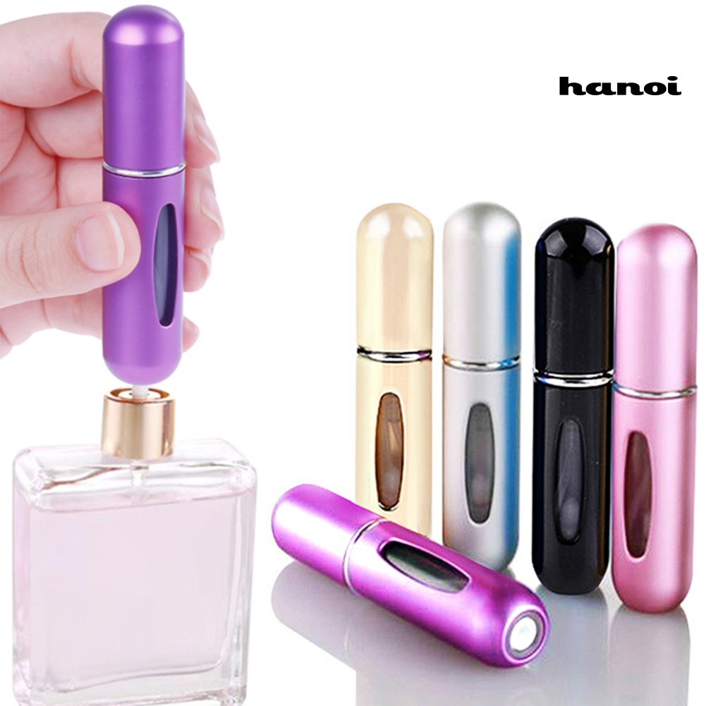 PZ_5ml Portable Travel Mini Refillable Perfume Spray Bottle Atomizer Container