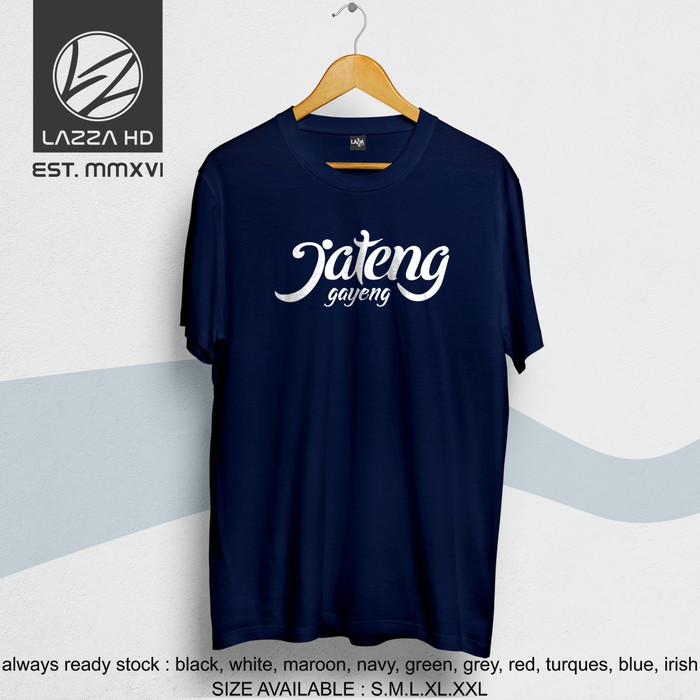 Kaos Tshirt Distro Jateng Jawa Tengah Gayeng Terlaris