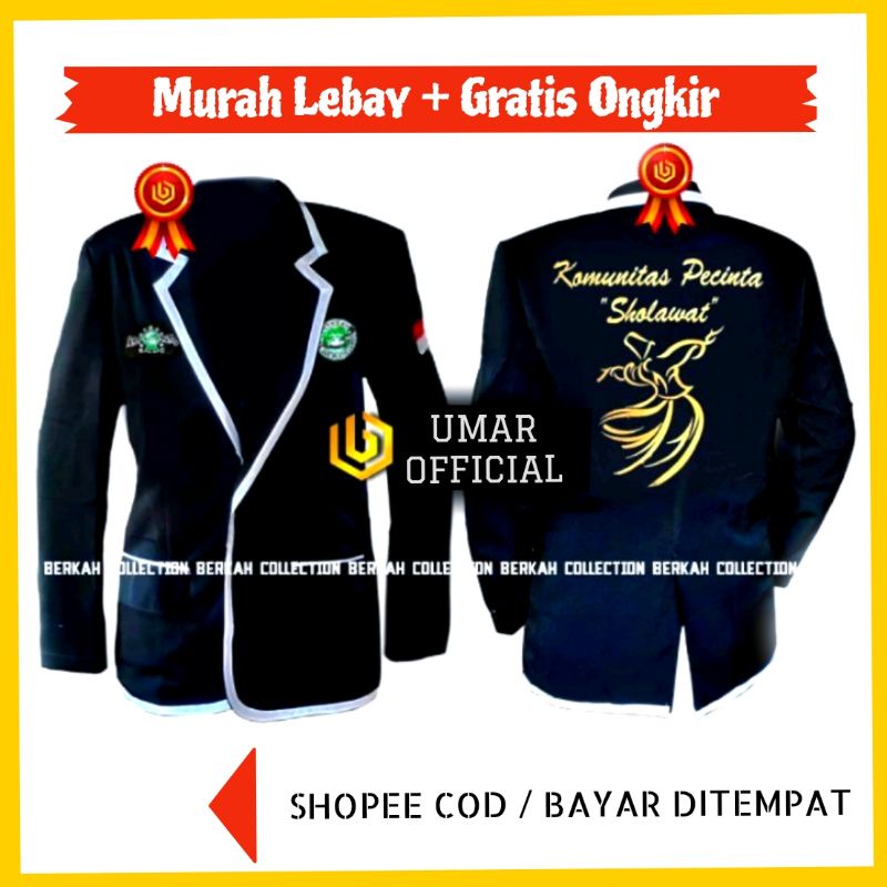 Jas Jaket Mafia Sholawat Pria Wanita Hitam Original Murah Terlaris Syekhermania Az Zahir Zahirmania 