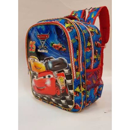 Tas Ransel Sekolah Anak Sd 5D Timbul 3 Ruang 17 Inch cars mc quin Tas Cowok Backpack Korea Stylish
