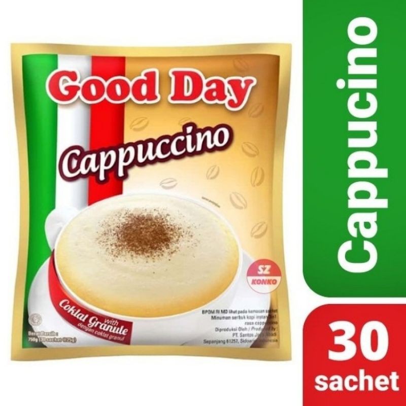 

kopi good day cappuccino 30