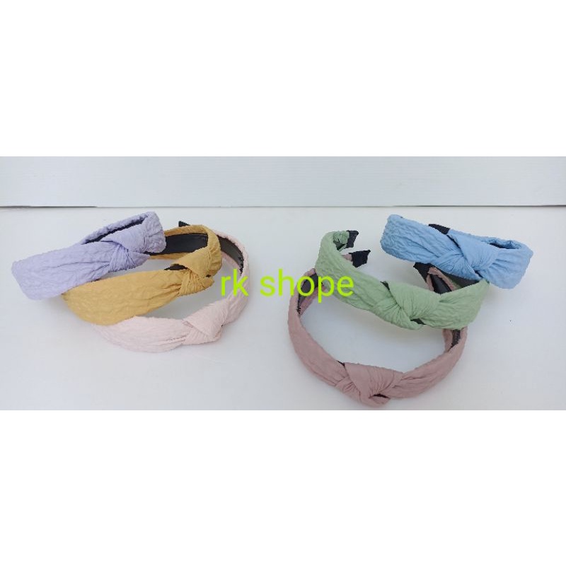 bandana korea bando korea cute warna bandana wanita motif