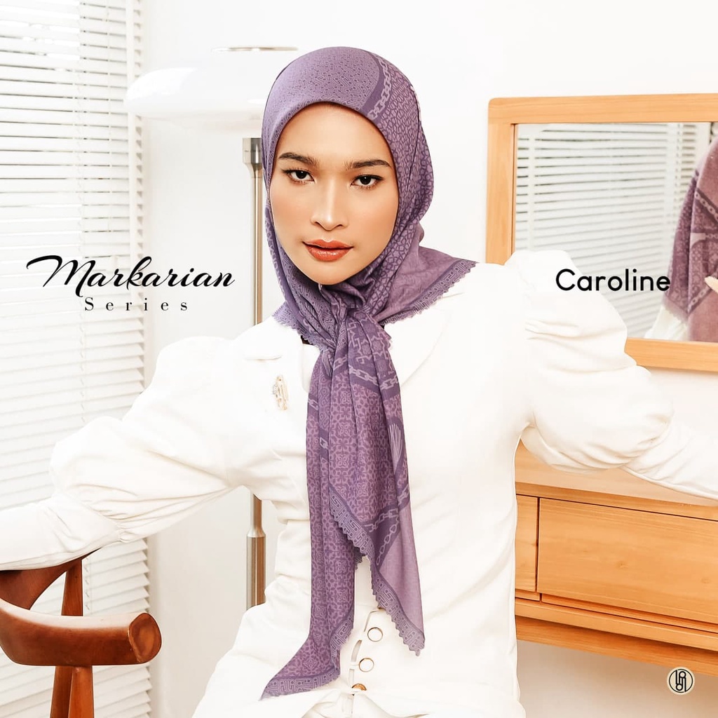 Jilbab Voal Motif Premium Segi Empat, Markarian Series Rahina Indonesia