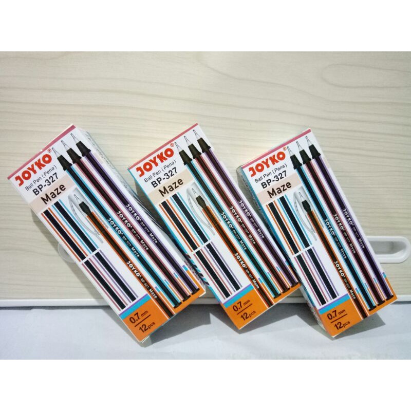 

PEN JOYKO BP-327 HITAM(1ktk isi 12bh)