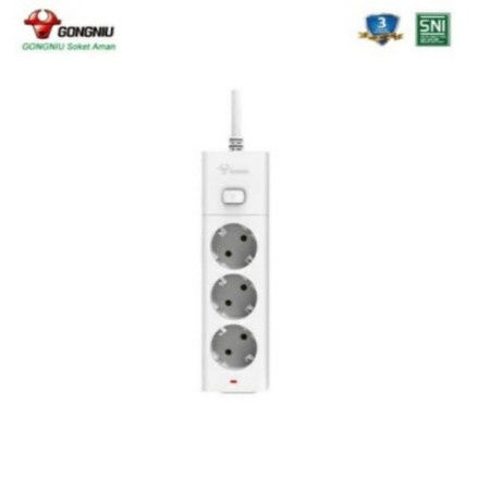 Goneo Power Strip 3 LUBANG G1030-15 (Cord-Lenght=1.5m) White