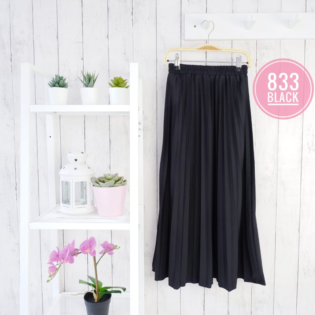 ROK PLISKET ANAK PEREMPUAN 833.D PRISKET ANAK PANJANG PLEATED SKIRT FLARE SKIRT MAYUNG FLOWY REMPEL