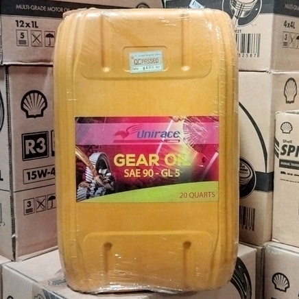 OLI GARDAN / OLI GEAR / OLI TRANSMISI UNIRACE GEAR OIL SAE 90 19 LITER