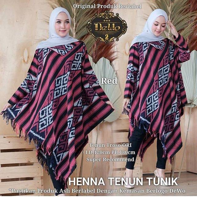 Tunik tenun ori/tunik batik/ baju batik/baju pesta/lurik