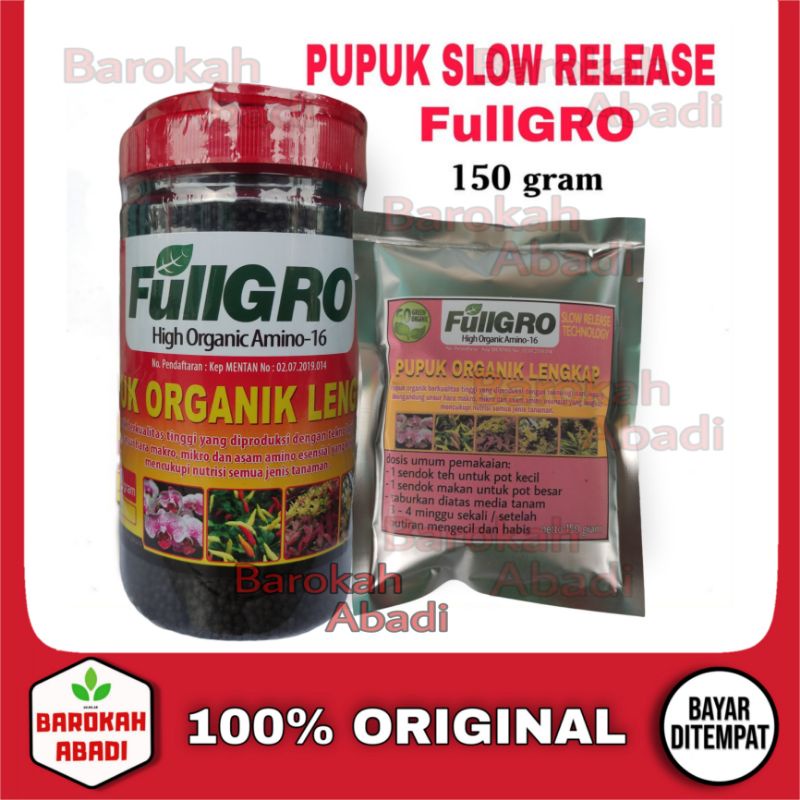 Pupuk FULLGRO - pupuk slow release organik - dekastar organik