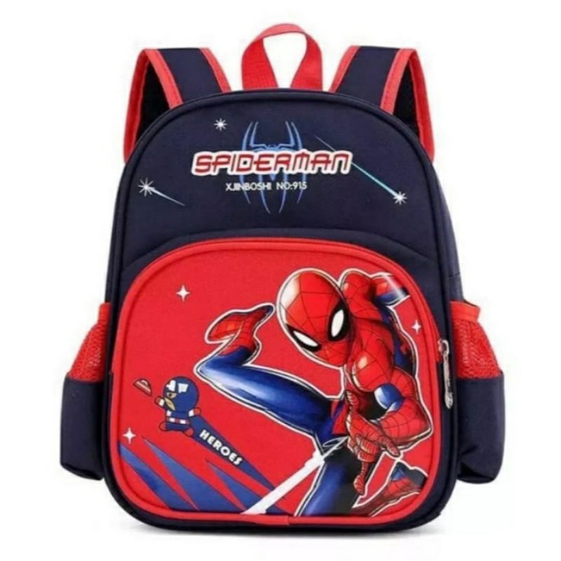 dem_sare / DS1127 SPIDERMAN Tas Ransel Anak Sekolah Laki - Laki TK SD Paud Karakter Tas Ransel Anak Sekolah Backpack Mini Motif