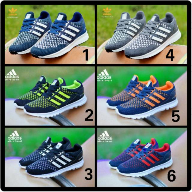 Adidas Ultraboost sneakers Adidas pria sneakers kets running cowok santai sneakers pria sport sepatu