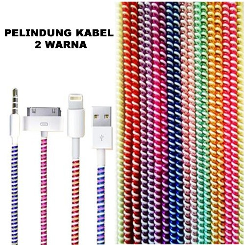 Pelindung Kabel  Charger 2 Warna / Aksesoris Pelindung Kabel Charger Dan Headset 2 Warna