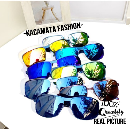 Kacamata Hitam Pria Wanita Fashion Retro Classic Sunglasses Unisex Kaca Mata Gaya Ootd