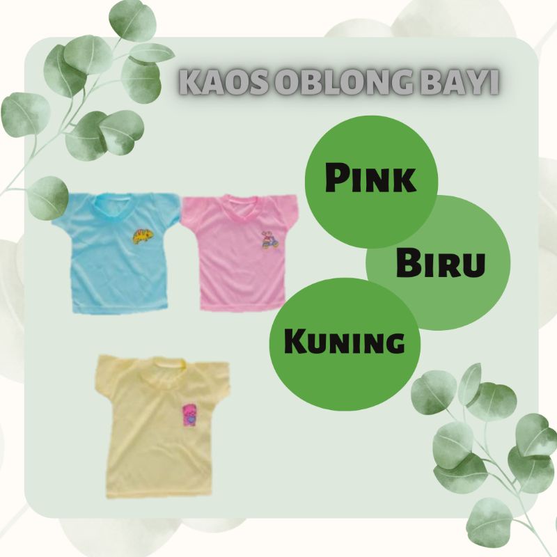 Kaos Oblong Bayi/ Kaos singlet sporot lengan Bayi