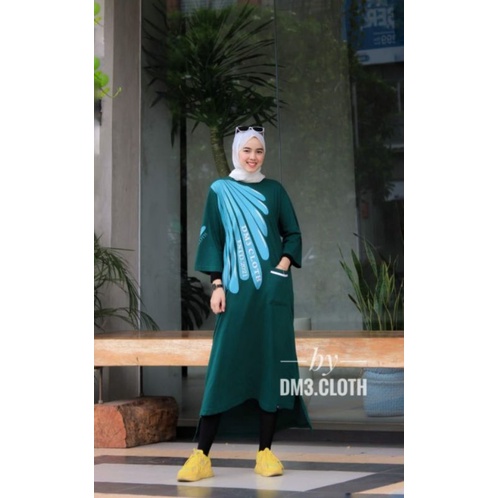 TUNIK KAOS DM3 ORIGINAL/TUNIK KAOS/TUNIK WANITA/PAKAIN WANITA