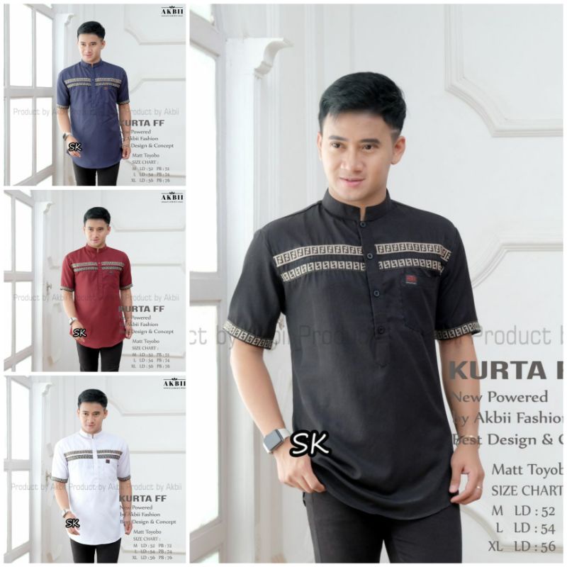 BAJU KOKO MUSLIM PRIA DEWASA LENGAN PANJANG KEMKO KURTA PUTIH HADROH TAKWA MODERN PREMIUM EL RUMI POLOS KOMBINASI BATIK TOYOBO TERBARU AZZAHIR GUS AZMI SUBBANUL MUSLIMIN