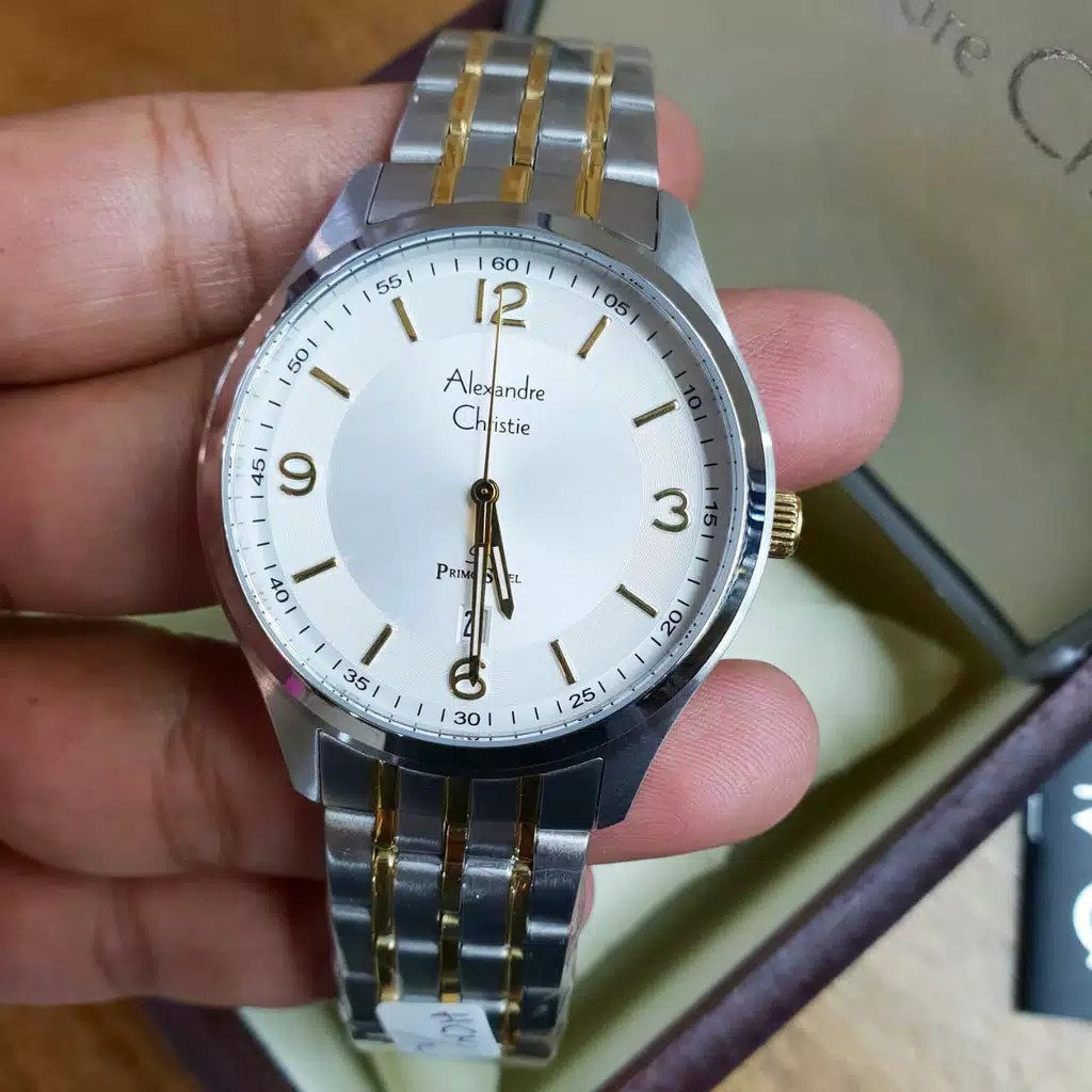 AC alexandre Christie 1010 pria original stainless steelsilver gold