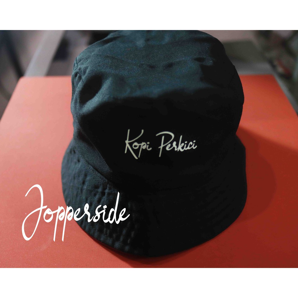 JOPPERSIDE CUSTOM TULIS NAMA TOPI BUCKET BOLAK-BALIK FISHERMAN PANTAI PRIA WANITA IMPORT HBM2