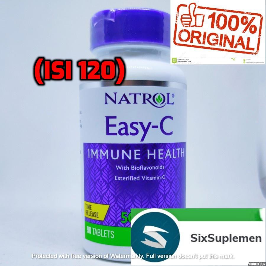 Natrol Easy-C Vitamin C 500 mg isi 120 tablets