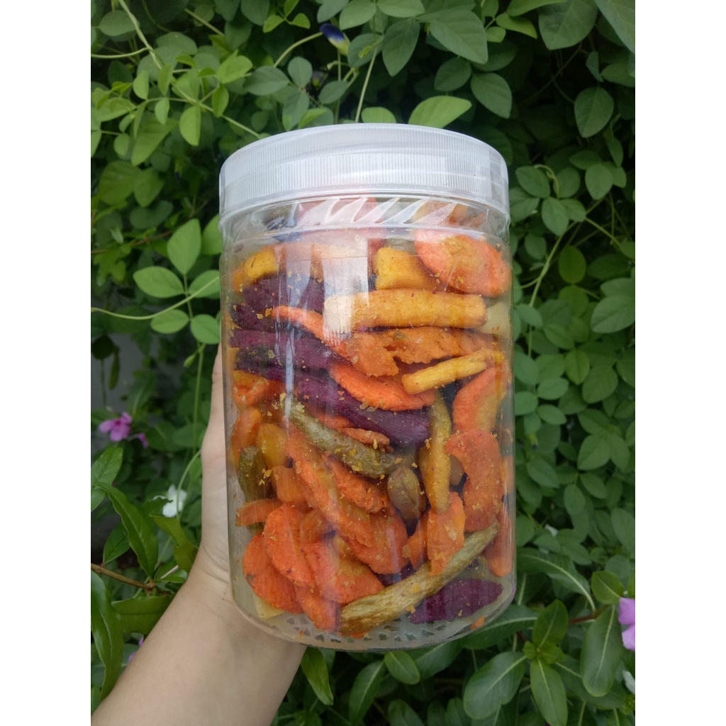 

KERIPIK SAYUR MIX RASA ORIGINAL DAN GURIH / KERIPIK SEHAT / CEMILAN DIET