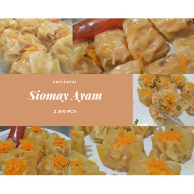 

SIOMAY DIMSUM ISI AYAM 20 Pcs