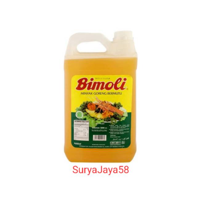 

Minyak Goreng Bimoli 5l |Ecer