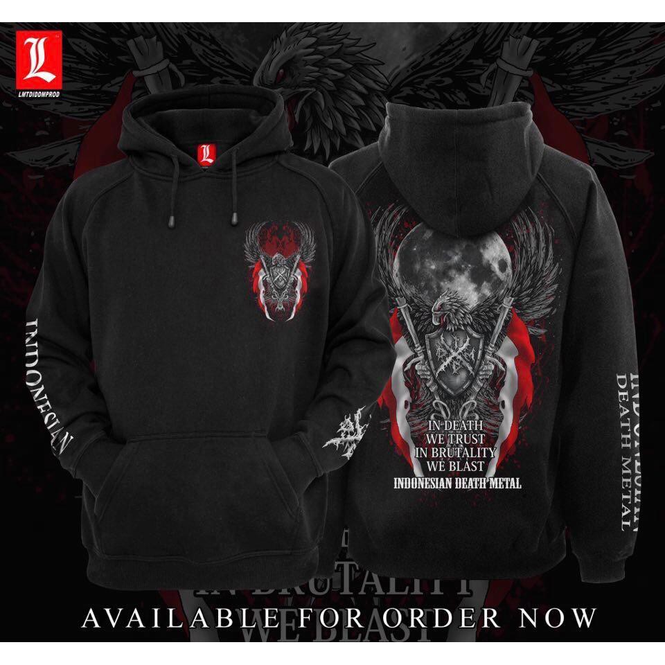 HOODIE IDDM DARKMOON INDONESIAN DEATH METAL