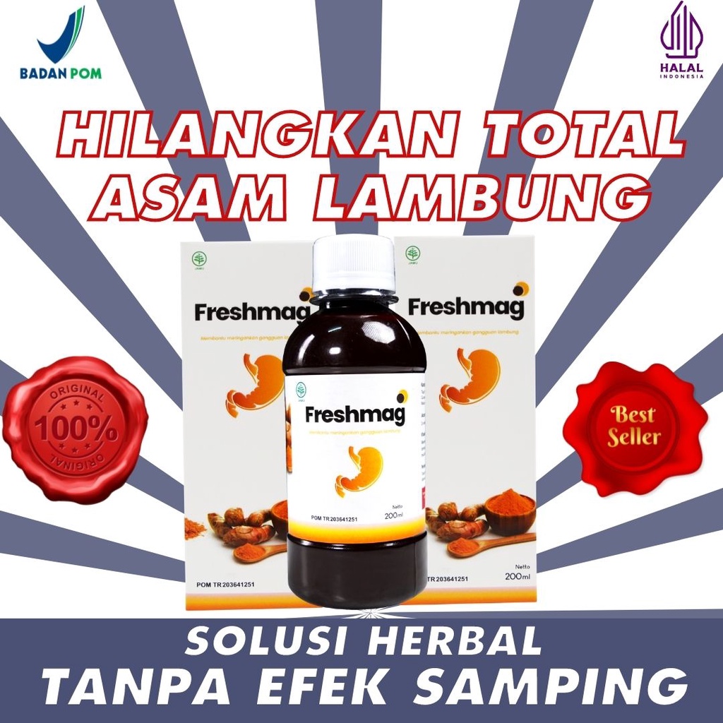 FRESHMAG - ORIGINAL MADU BERKHASIAT SEMBUHKAN MASALAH LAMBUNG