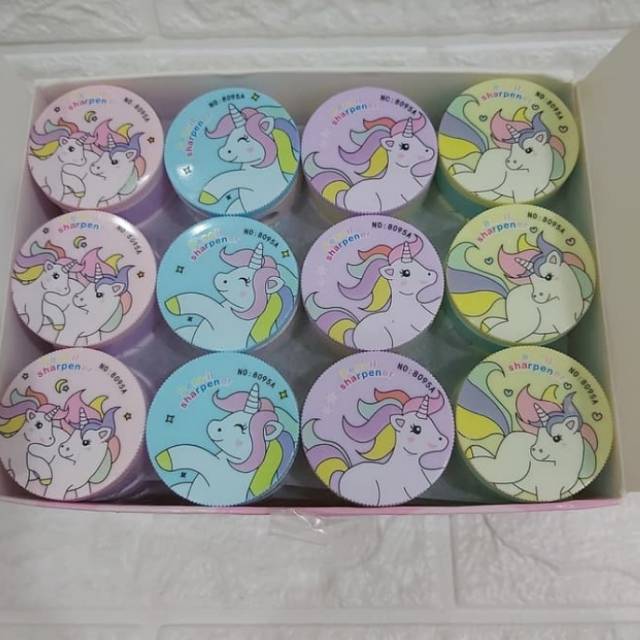 

Rautan unicorn bulat / serutan pensil unicorn harga per pcs