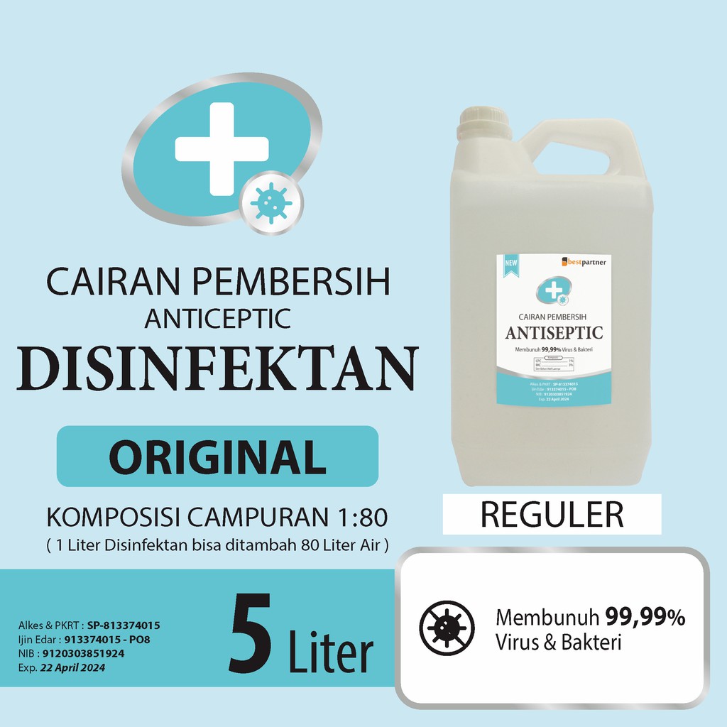 Disinfektan aneka aroma kemasan jirigen 5 liter