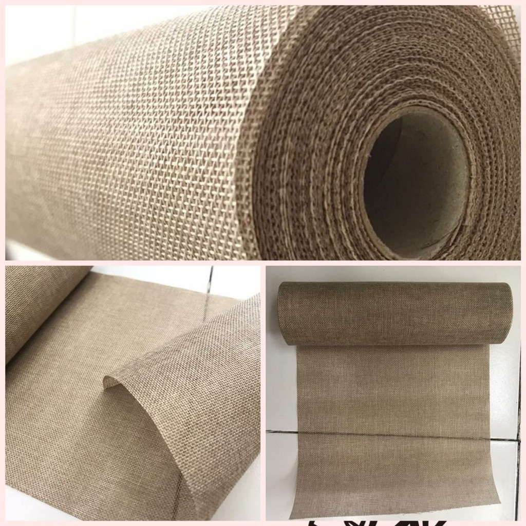 KAIN GONI HALUS BURLAP | ALAS MAHAR | KAIN KERAJINAN 10 YARD (29CM &amp; 48CM)