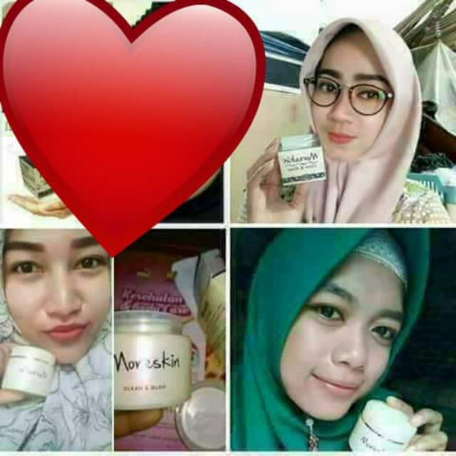Moreskin clean and glow /moreskin clean and glow nasa/cream moreskin /cream glowing