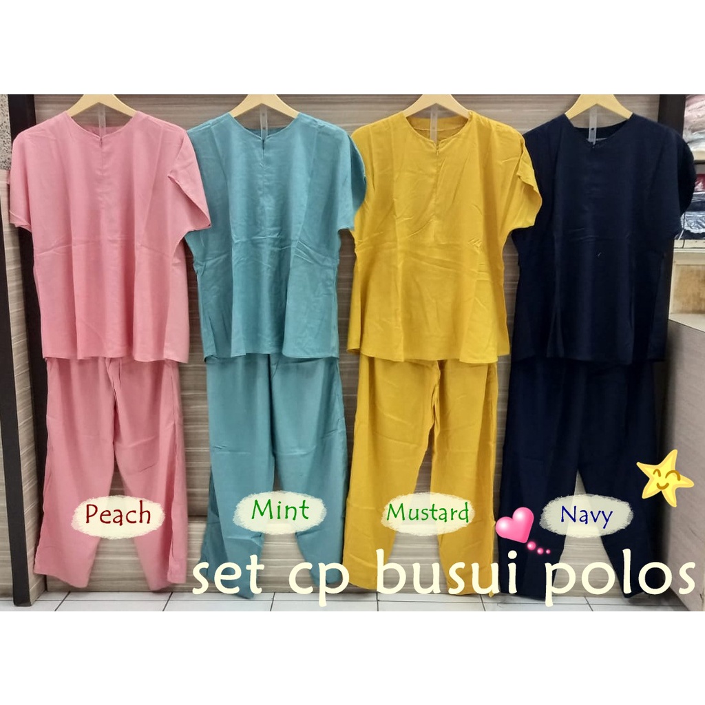ONE SET CP BUSUI POLOS GROSIR ECER TERLARIS BEST SELLER TERMURAH