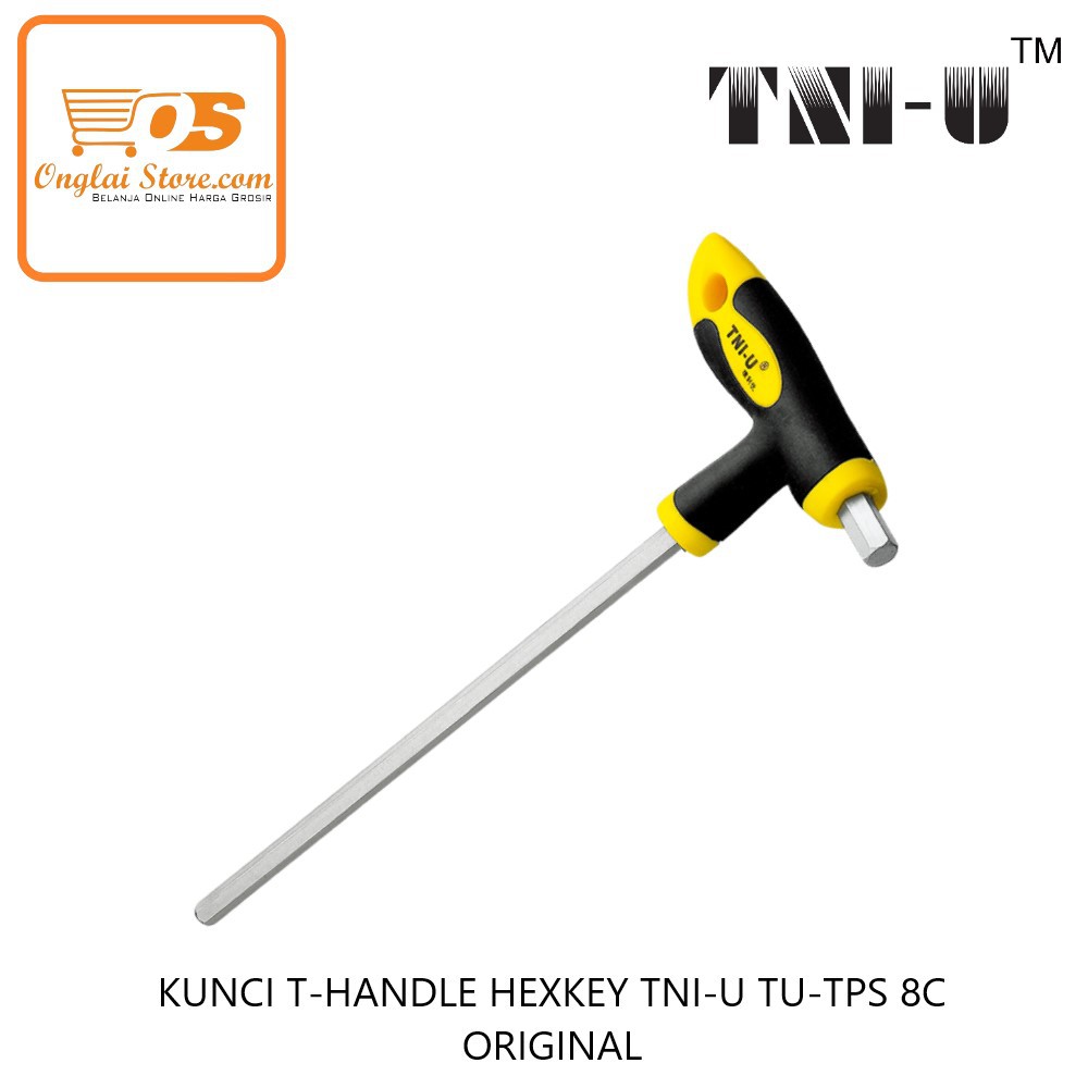KUNCI T-HANDLE HEXKEY TNI-U TU-TPS 8C ORIGINAL T型六角扳手  (HARGA SPESIAL)
