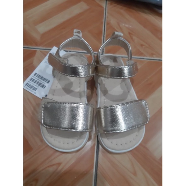 sandal Anak H&amp;M Velcro Gold