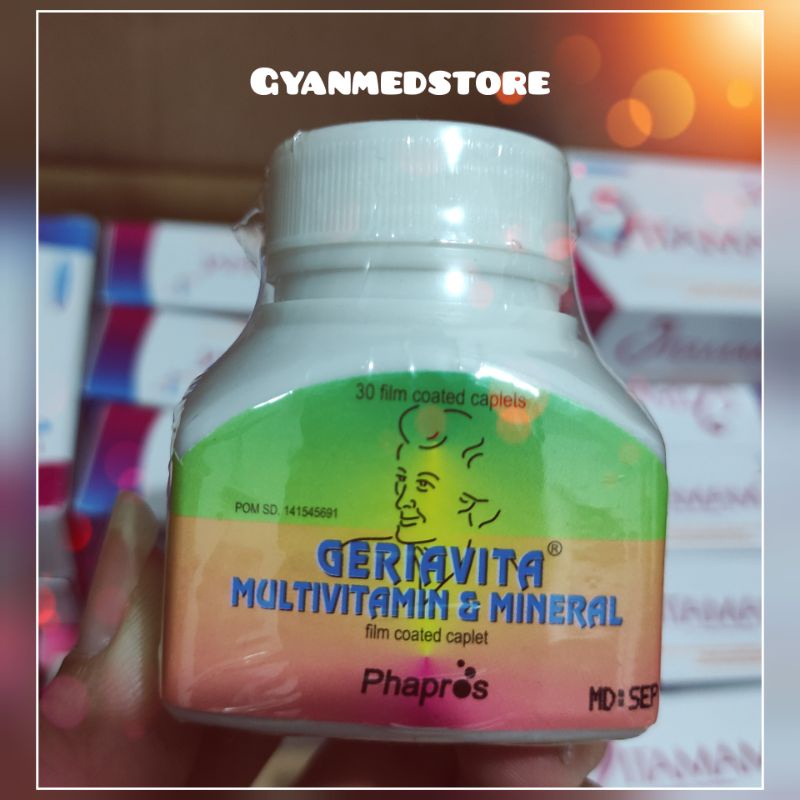 GERIAVITA MULTIVITAMIN 30 Kapsul