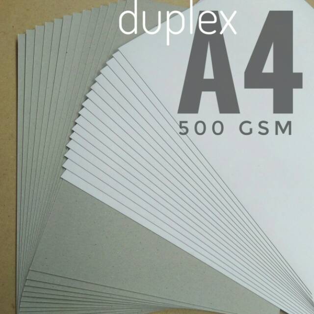 

HJK ( 50 Lembar ) Kertas Duplex Duplek 500 Gsm Uk A4 21cm X 29.7cm