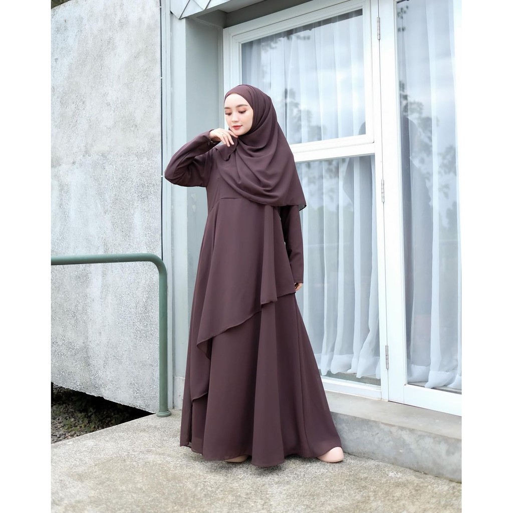 100% REALPICT nizwa dress terbaru // harga promo bahan ceruty babydoll