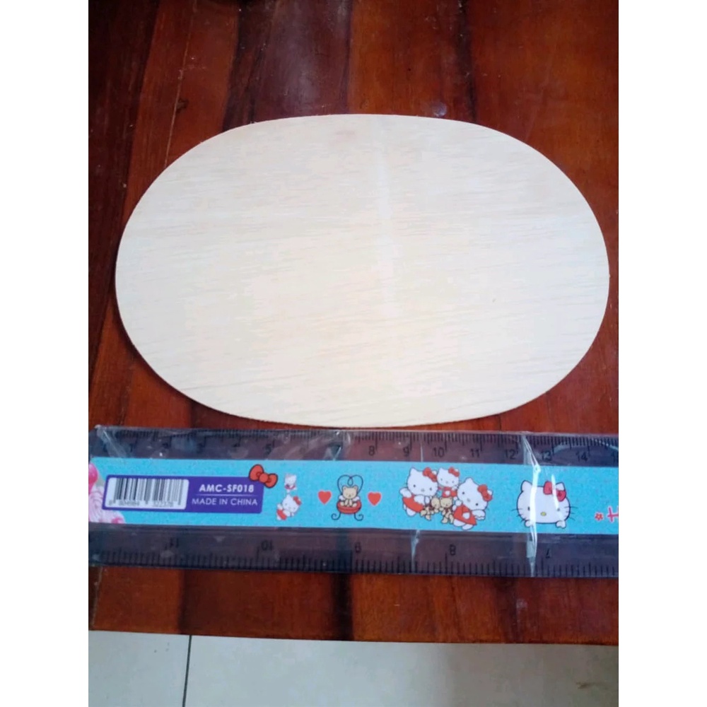 Jual Oval Kayu Albasia Untuk Prakarya Kerajinan Kayu Oval Triplek