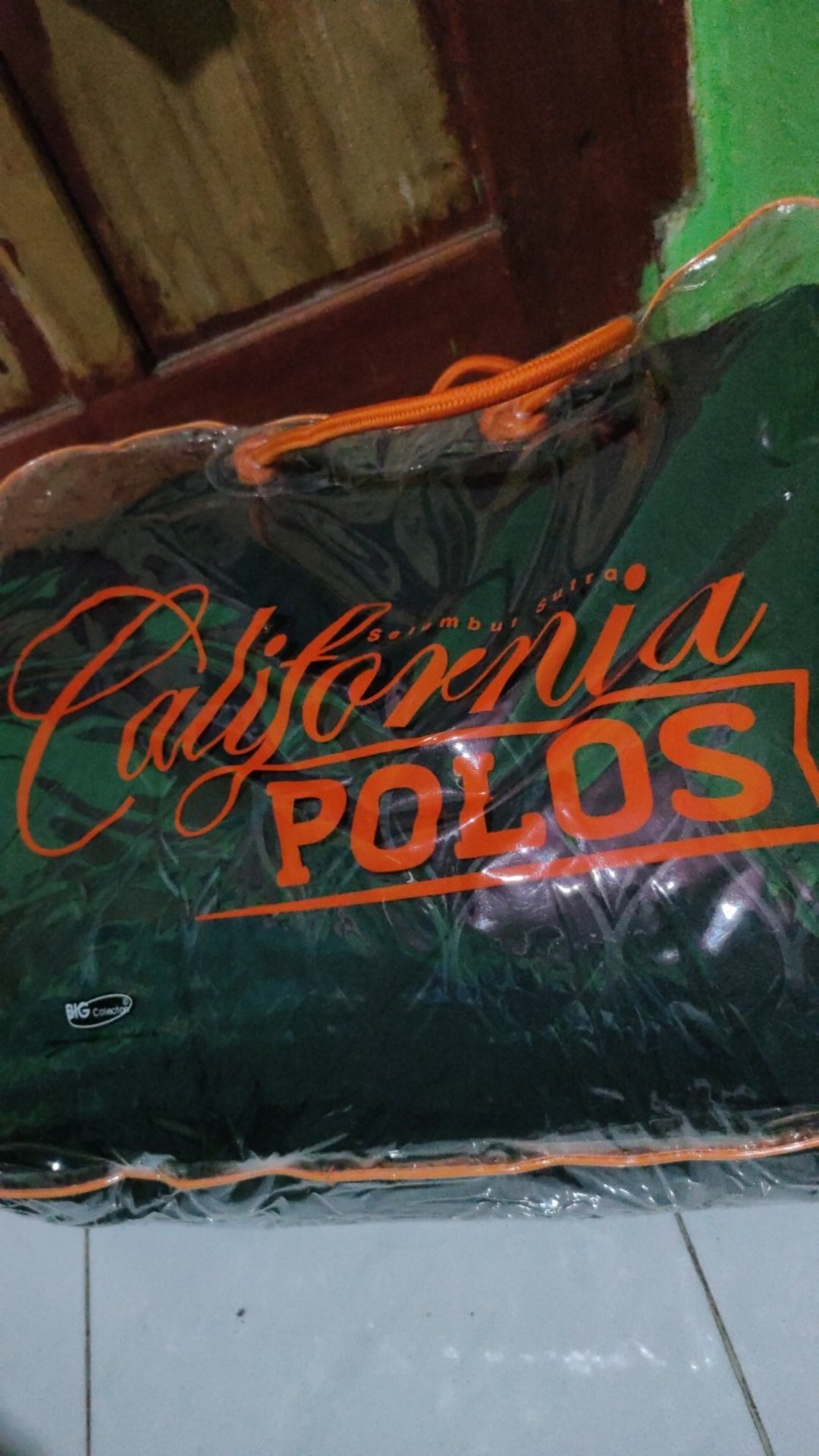 California Bedcover + Sprei Polos 180x200 Hitam Merah Biru Pink Black Orange Ungu - King 180 Bc