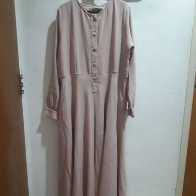 Preloved gamis busui | preloved gamis shararea soft pink