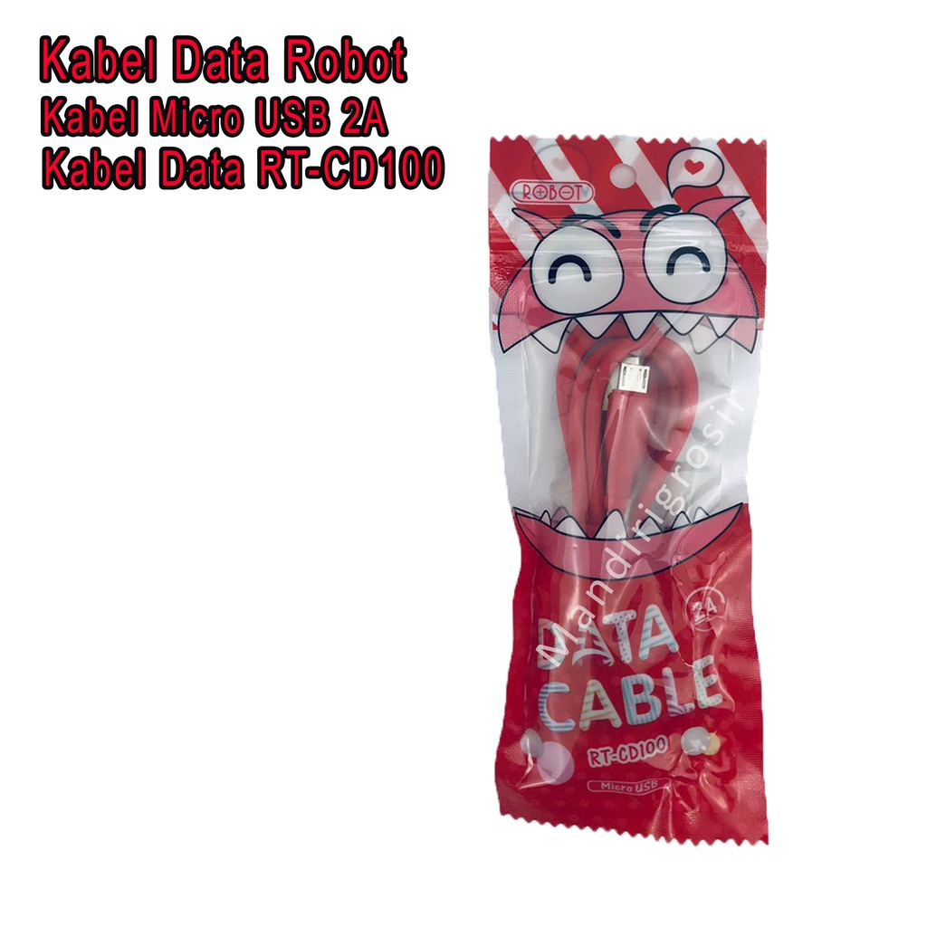 Kabel Micro USB 2A *Kabel Data Robot * Kabel Data RT-CD100*