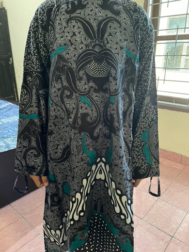 Tey-17 Batik Wanita Asj Sa Hrb026 Kenongo Kemeja Tosca Pendek