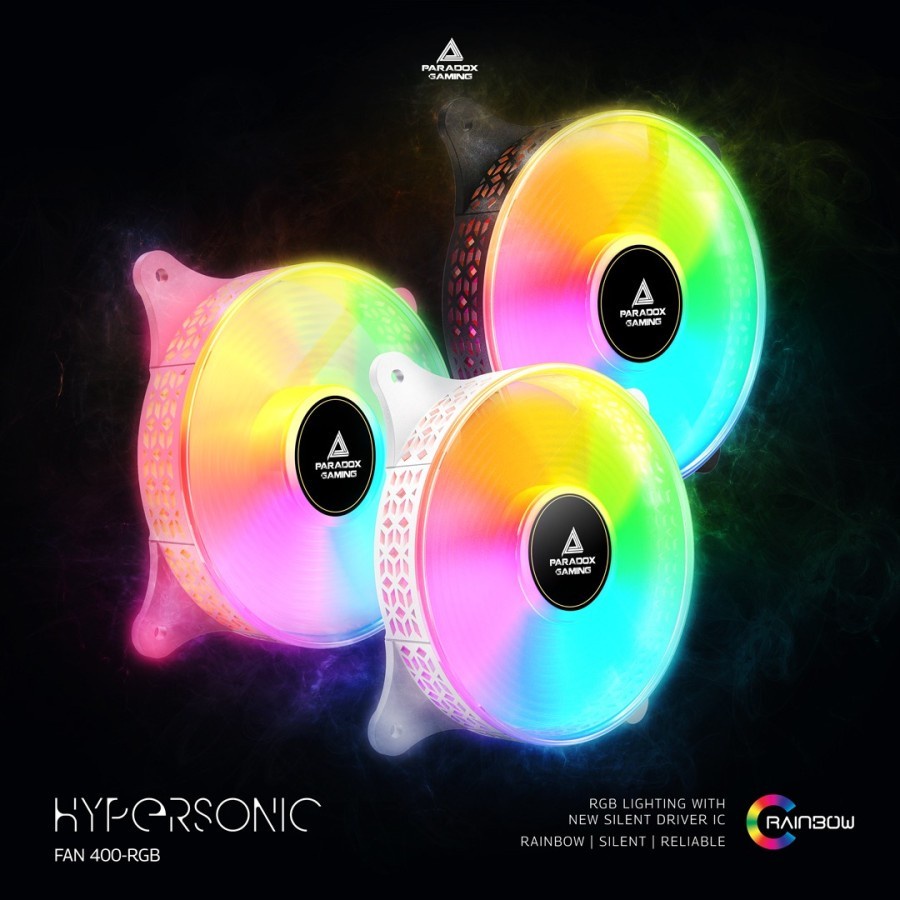 Fan Casing 12Cm Paradox Gaming Hypersonic F400 RGB