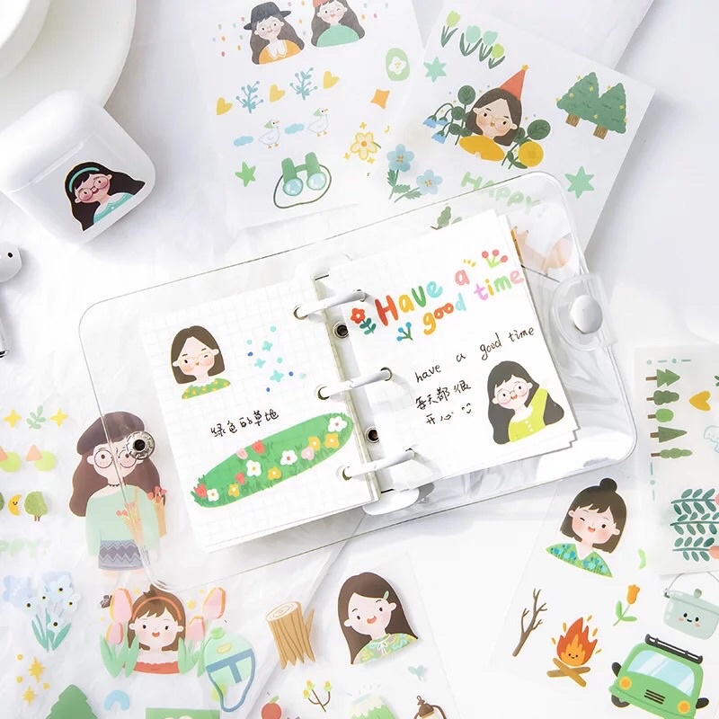 HAVE A PARTY 1 LEMBAR CUTE DECO STICKER CARTOON FANCY KAWAII KOREAN JAPANESE STYLE DIY SCRAPBOOK JURNAL DIARY STIKER LUCU AESTHETIC LOVELY PINK GIRLS KARAKTER KARTUN ANAK PEREMPUAN BOTOL AIR MINUM VIRAL LAPTOP PHONE CASE HP UNIK