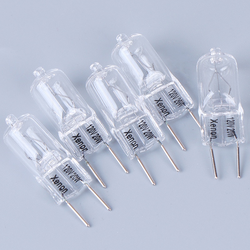 {LUCKID}5PCS G8 120V 20W Halogen Light Lighting Lamp Bulb Volt G8 Pin Halogen