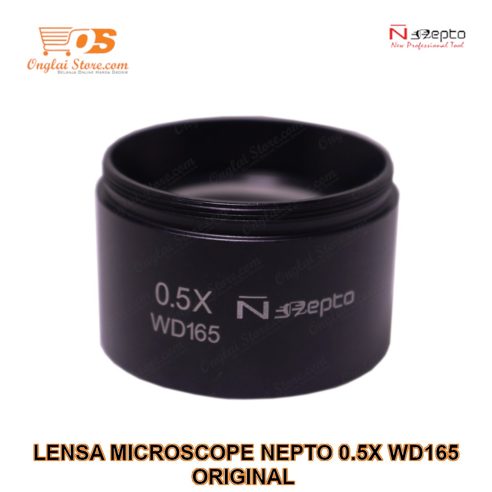 LENSA MICROSCOPE NEPTO 0.5X WD165 ORIGINAL 