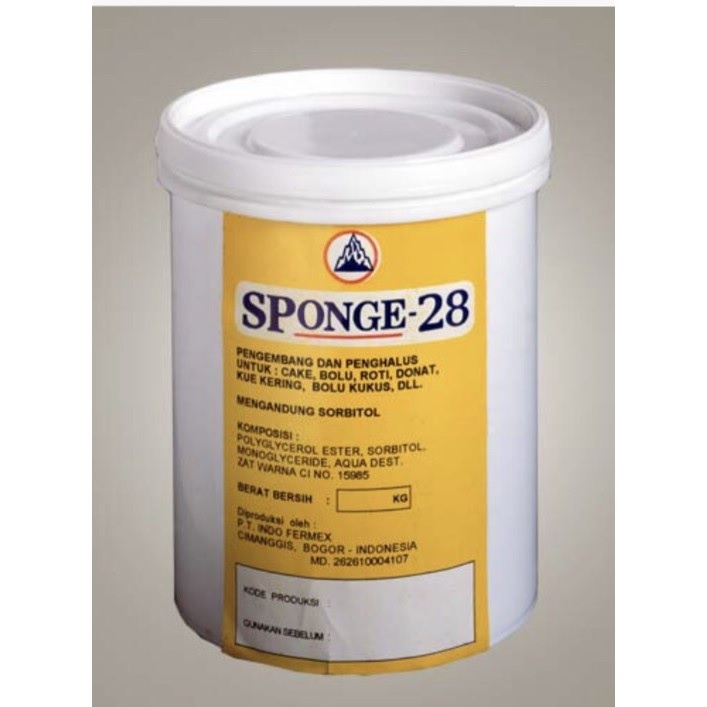 

Sponge28 Pelembut/Pengembang - Cake Improver Kue Sponge28 Rep 100gr