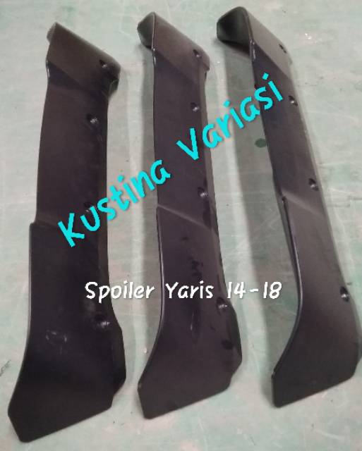 Spoiler Yaris 2014-2018 Mentah Bahan Plastik